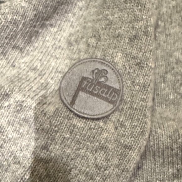 Fusalp Grey Turtleneck ski sweater in heather grey, Size XL - Picture 2 of 4